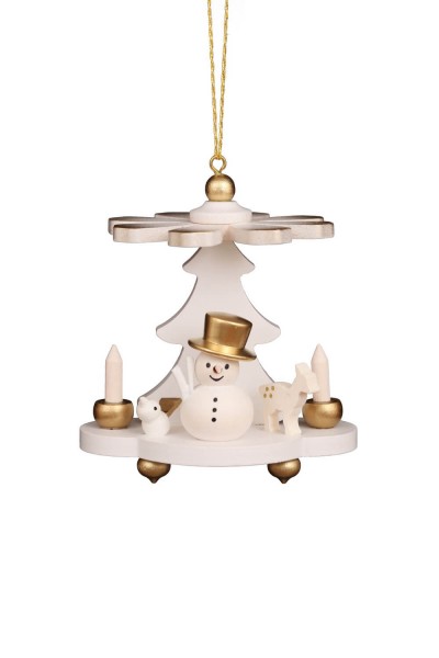 Christmas tree decoration pyramid with snowman, 1 piece by Christian Ulbricht