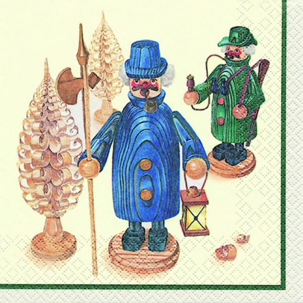 Christmas napkins smoking man by Home Fashion®