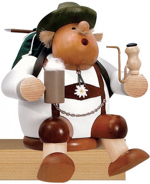 Smoking man edge stool hiker, 15 cm by KWO