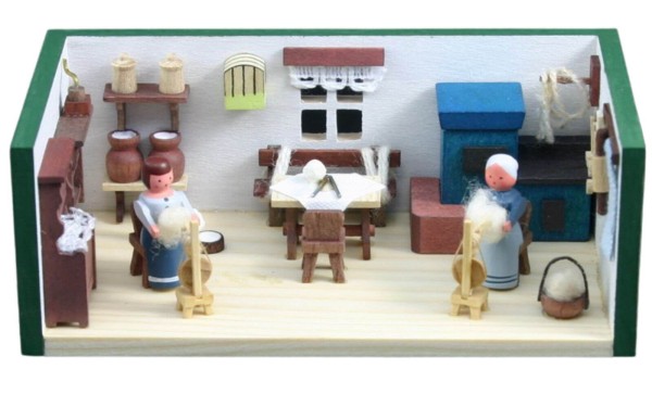 Miniature room spinning room by Gunter Flath