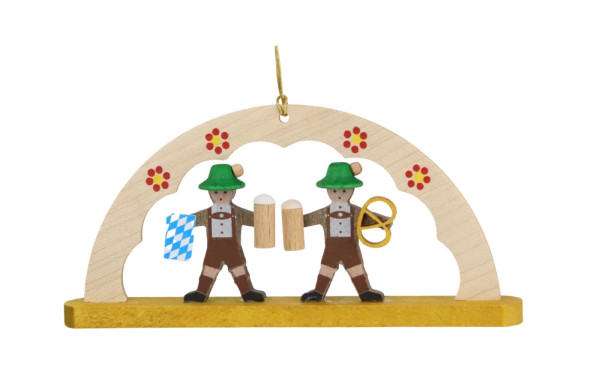 Christmas tree decoration - Oktoberfest candle arch, colored by Richard Glässer_1