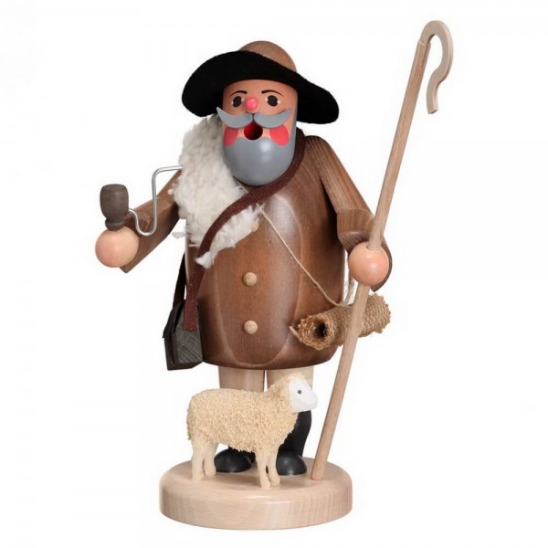 Räuchermännchen Schäfer mit Schaf von Karl Werner