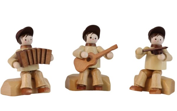 Miniatures funny Musicians, 3-piece set by Romy Thiel