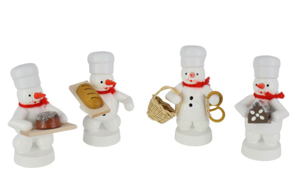 Snowman quartet Christmas baking III, colored by Ralf Zenker