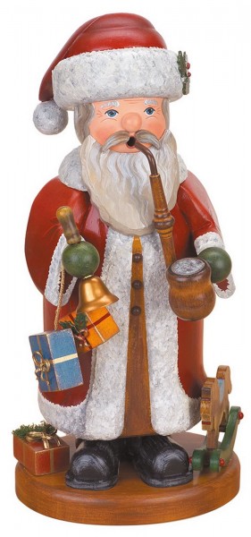 German Incense Smoker Santa, 35 cm, Hubrig Volkskunst GmbH Zschorlau/ Erzgebirge
