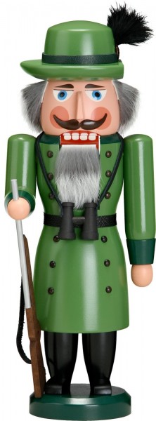 German Christmas Nutcracker Forest Ranger, 37 cm, Seiffener Volkskunst eG Seiffen/ Erzgebirge