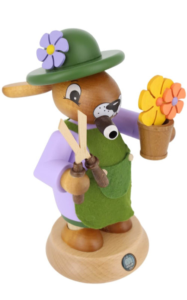 Smoking man Easter bunny gardener by Müller Kleinkunst_1