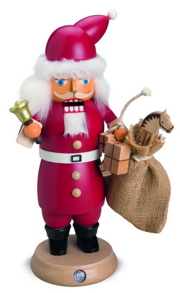 Rauchknacker® Weihnachtsmann mit Glocke von Müller Kleinkunst Bild 1
