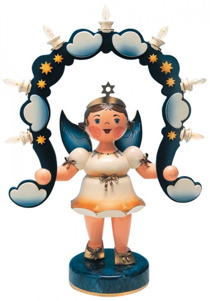 Christmas light angel from Hubrig folk art