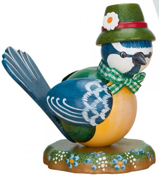 Blue tit Seppl mini by Hubrig folk art