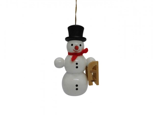 Christmas tree decoration snowman with sleigh by SEIFFEN.COM