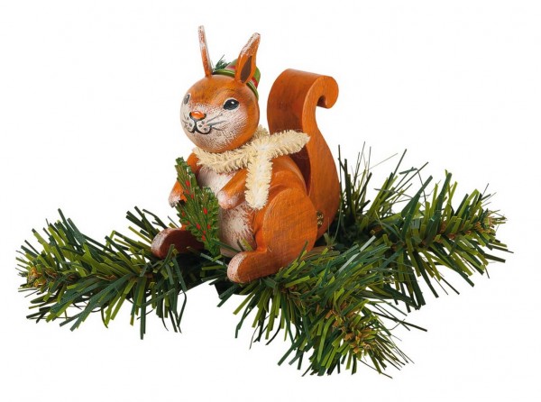 Christbaumschmuck Baumclipser Eichhörnchen von Hubrig Volkskunst