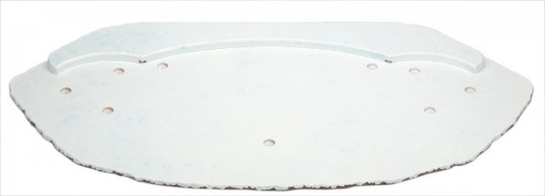 White wooden base plate for Hubrig winter landscape