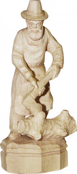 Holzfäller, geschnitzt in verschiedenen Größen von Schnitzkunst aus dem Erzgebirge_Bild1
