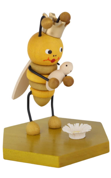 Miniature queen bee, 8 cm, colored by Ralf Zenker _1