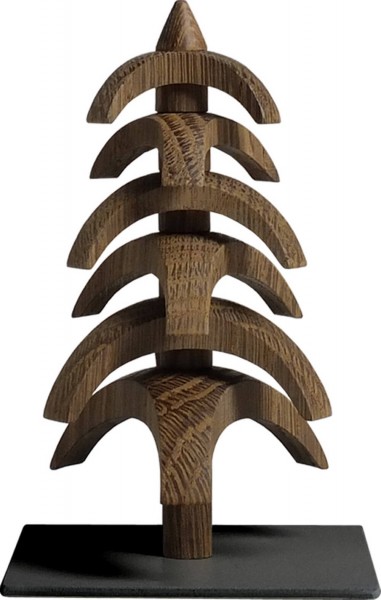 Drehbaum Twist, Eiche geräuchert, 11,5 cm von Seiffener Volkskunst eG