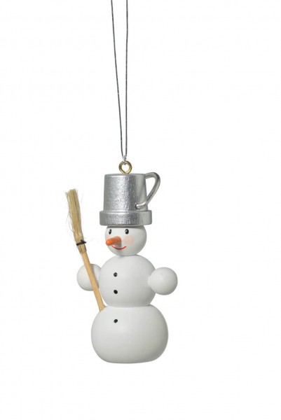 Christmas tree decoration snowman, 7 cm by KWO