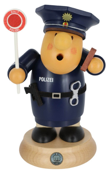 Smoking man Müllerchen® policeman, 16 cm by Müller Kleinkunst_1