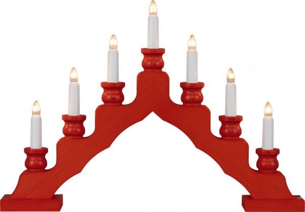LED Candle arch Trendy Swede, red from Weigla