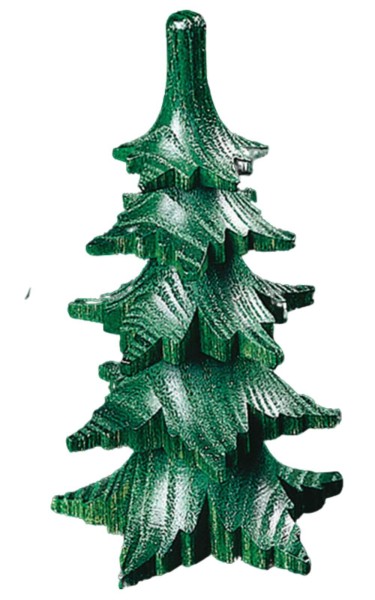 Tree with 5 wreaths, green, 9 cm by Richard Glässer GmbH
