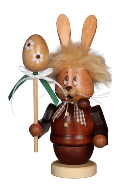 Räuchermännchen Miniwichtel Osterhase mit Stab, 16 cm von Christian Ulbricht