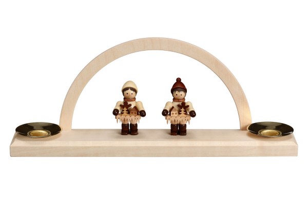Candle holder mini candle arch with Striezel children from SEIFFEN.COM