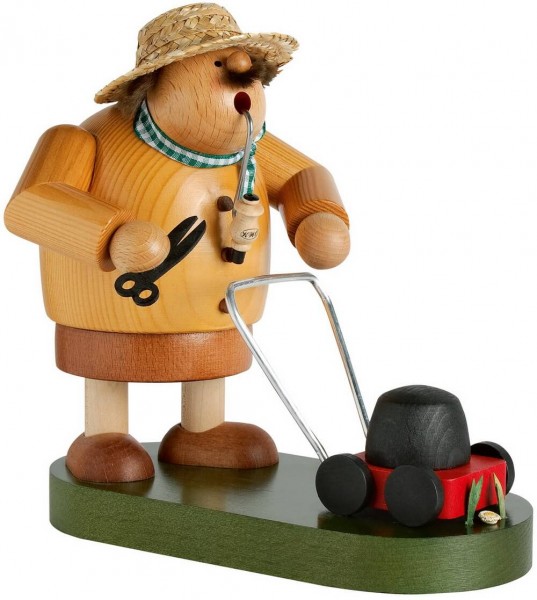 Smoking man Hobby gardener, 18 cm from KWO