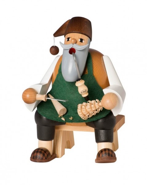 Smoking man tree engraver, 15 cm from KWO