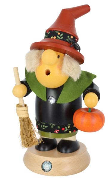 Smoking man Müllerchen® Halloween witch, 16 cm by Müller Kleinkunst_1