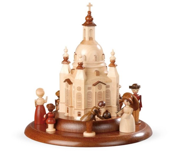 Motivplattform Historische Figuren an der Frauenkirche für Spieluhr von Müller Kleinkunst