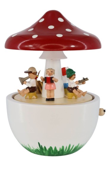 Music box mushroom, 17 cm by Richard Glässer GmbH_1