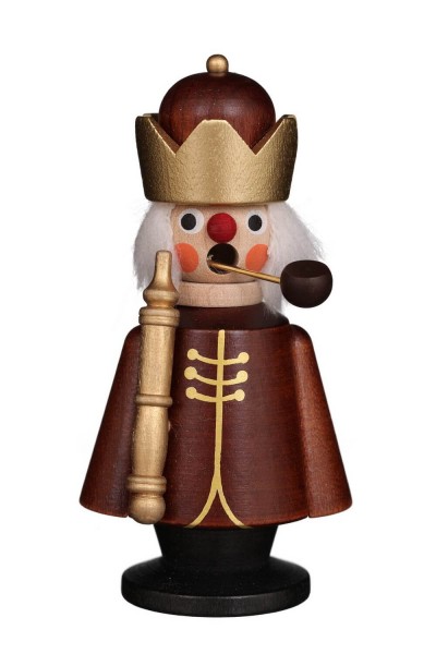 German Incense Smoker king, nature, 10 cm, Christian Ulbricht GmbH & Co KG Seiffen/ Erzgebirge