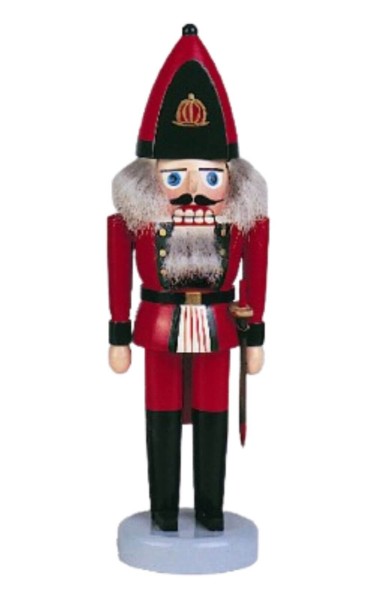 Nutcracker Saxon officer, 30 cm by Holzkunst Gahlenz