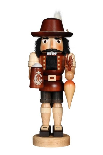 German Christmas Nutcracker Bavarian, nature, 37,5 cm, Christian Ulbricht GmbH & Co KG Seiffen/ Erzgebirge