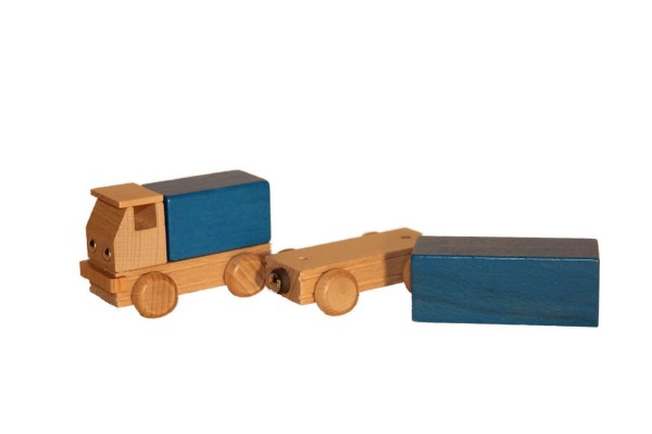 lorry, colored, 15 cm, Spielalter ab 3 Jahre, Erzgebirgische Holzspielwaren Ebert GmbH Olbernhau/ Erzgebirge