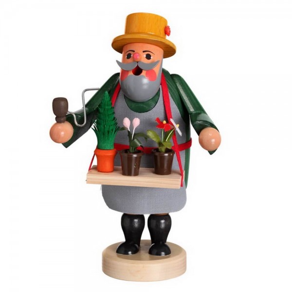 Smoking man gardener, 21 cm by Karl Werner