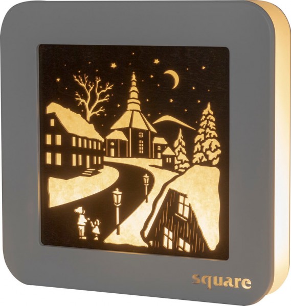 LED mural Square Seiffen, 29 cm by Weigla_1