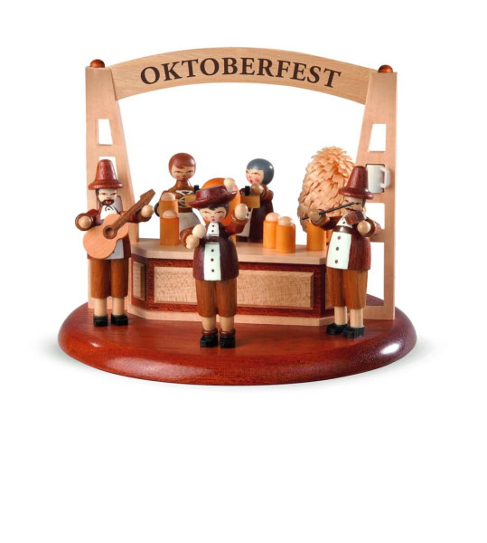 Oktoberfest motif platform for music box M19840 by Müller Kleinkunst