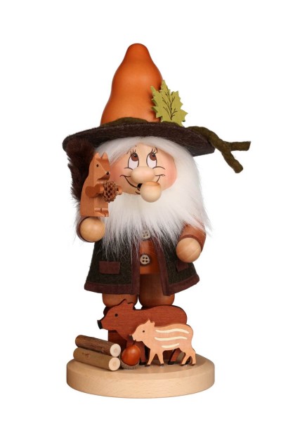 Smoking man elf wild animal friend, 34 cm from Christian Ulbricht