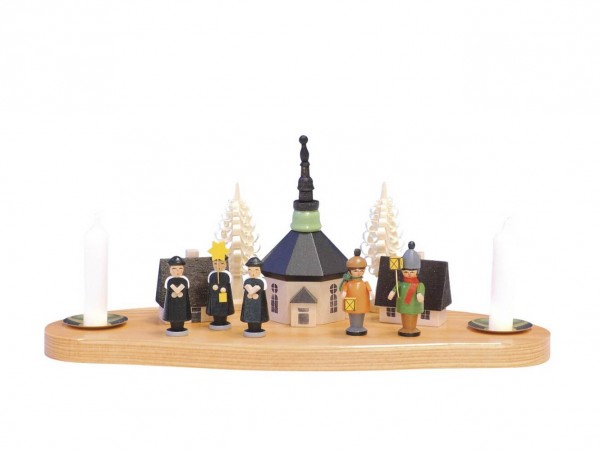 Christmas candle holder Seiffen church, Lantern children, Kurrende by Knuth Neuber_picture1