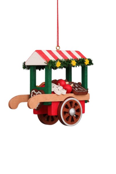 Christmas tree decorations market cart with gingerbread, 1 piece by Christian Ulbricht