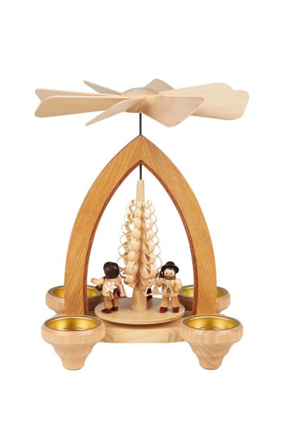 Christmas pyramid for tea lights Merchants, 26 cm by Heinz Lorenz