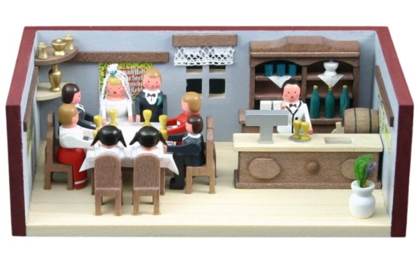 Miniature parlor wedding room by Gunter Flath