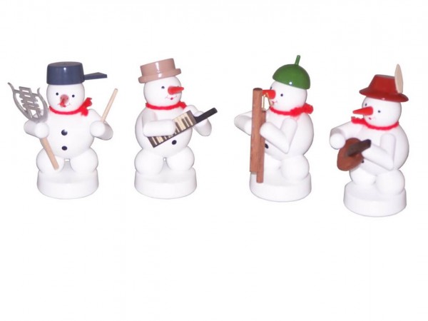 Snowman band with keyboard, mandolin, bassoon, lyre by Ralf Zenker