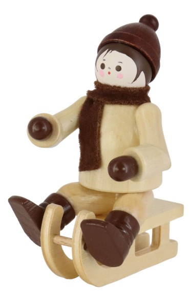Miniature luger in natural, 6 cm by Romy Thiel