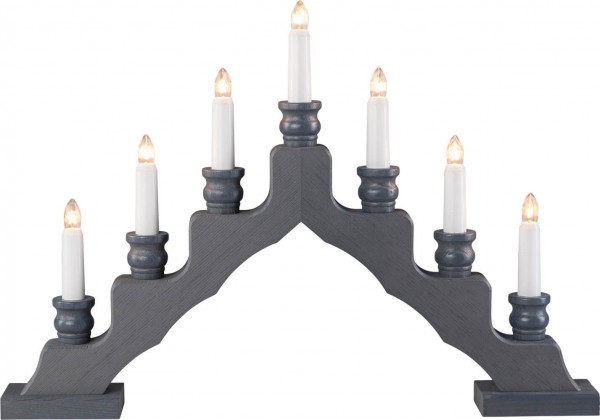 LED Candle arch Trendy Swede, gray from Weigla