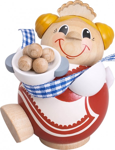 Räuchermännchen Kloßfrau von Seiffener Volkskunst eG