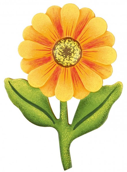Magnet pin flower dahlia by Hubrig Volkskunst