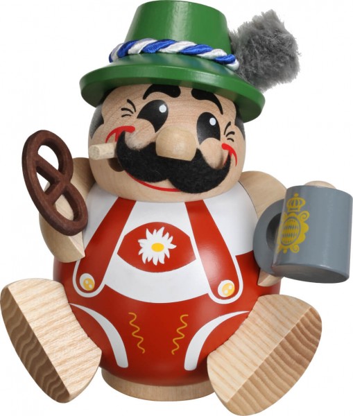 Räuchermännchen - Kugelräuchermännchen Bayer von Seiffener Volkskunst