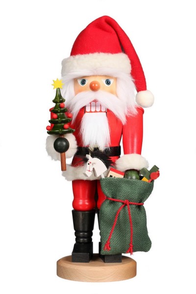 Nussknacker Weihnachtsmann mit Sack, 41 cm von Christian Ulbricht